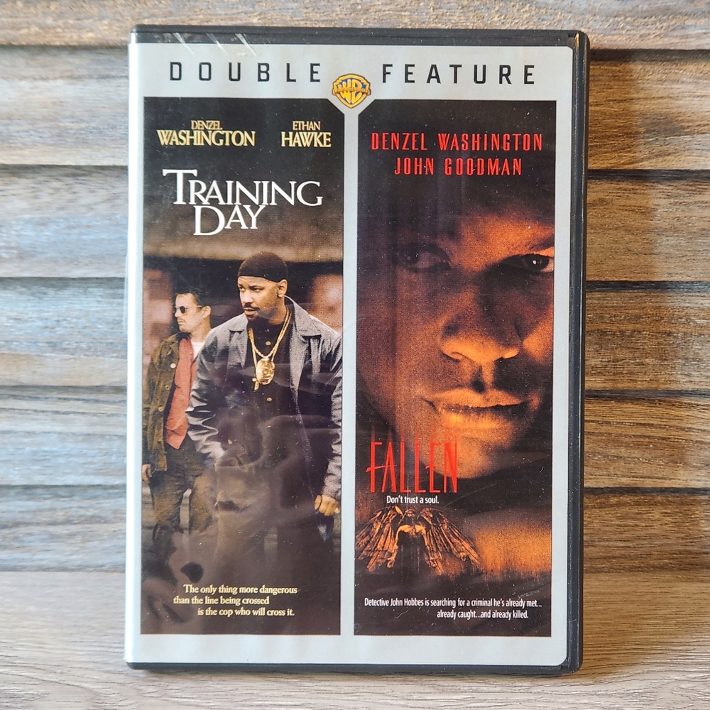 🖤 Training Day Fallen Double Feature dvd Movie Action